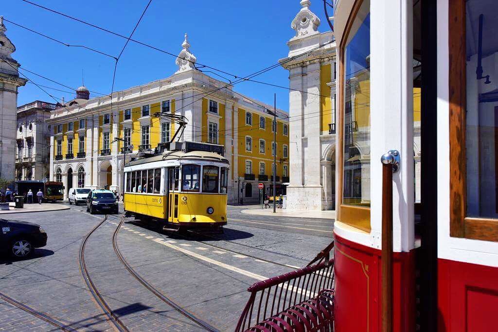 Stroll through Portugal or hop on the tram right outside ...