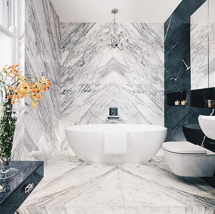 The most marblelous bathroom we have ever seen