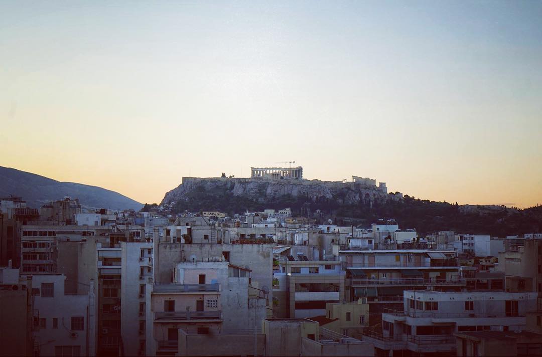 Sunrise in Athens! View from the hotel.