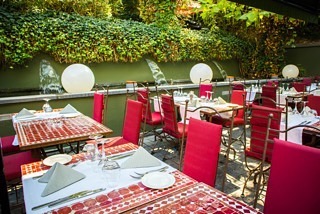 It’s a beautiful day to have a lunch on our terrace