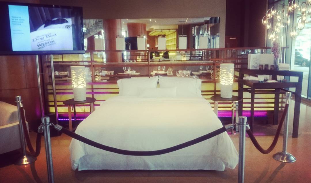Need a break? Go to @thewestinwarsaw they have huge bed i...
