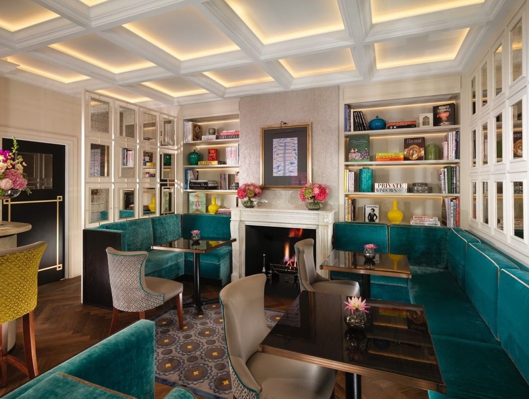 The Drawing Room of Flemings Mayfair is stylish, elegant,...