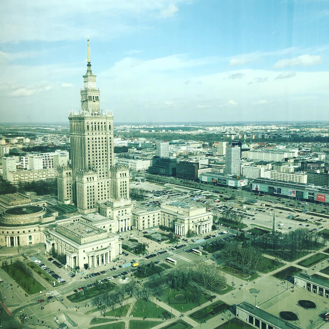 My weekend view #hotelview #marriothotel #poland #warsaw ...