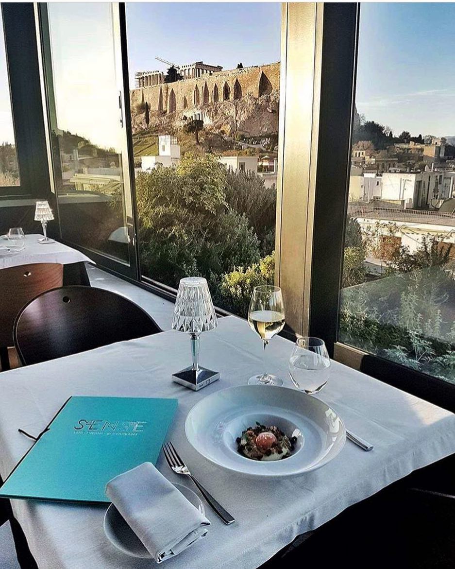 Enjoy your meal with this amazing view at @athenswas