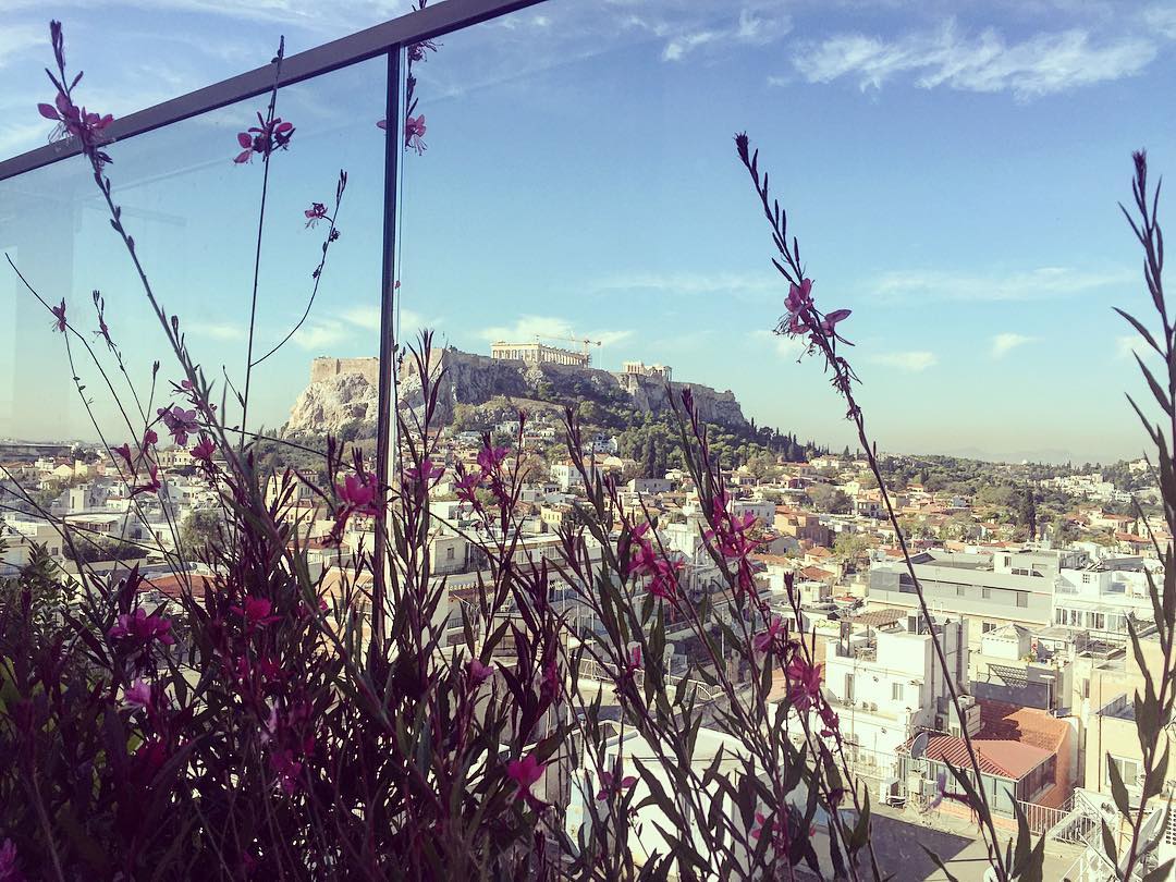 Acropolis view at breakfast #greece #electrametropolishotel