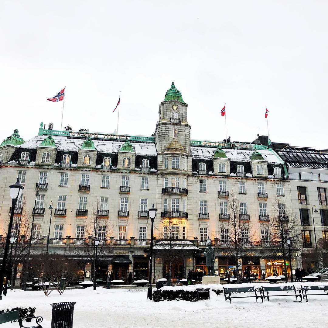 Grand Hotel Oslo, since 1874. 